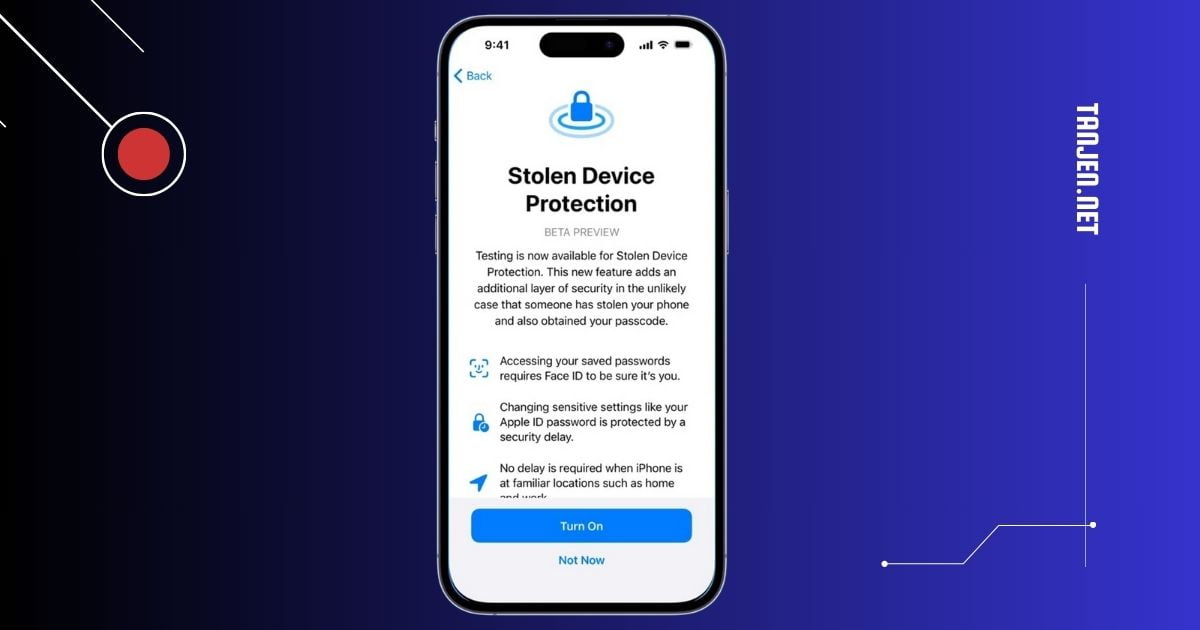 iOS 17.3 ปกป้อง iPhone ด้วย Stolen Device Protection