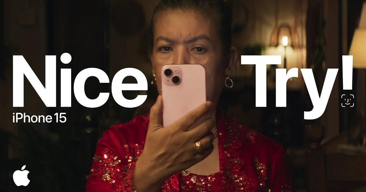 Apple โปรโมท Face ID สุดล้ำในโฆษณา iPhone 15 ใหม่